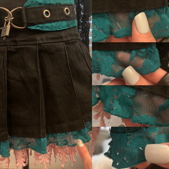 🚨HOLD:/Tripp Nyc Lock Me Up pleated skirt - Picture 11 of 14